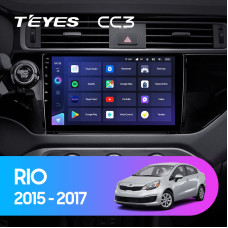 Teyes CC3 Kia RIO 4 K3 2015-2017 9" Штатна магнітола