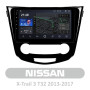 AMS T1010 Nissan X-Trail X Trail 3 T32 2013-2017 Manual air conditioning 10" Штатная магнитола