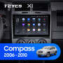 Teyes X1 2+32Gb Wi-Fi Jeep Compass 1 MK 2006-2010 10" Штатная магнитола