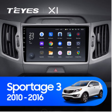 Teyes X1 2+32Gb Kia Sportage 3 SL 2010-2016 9" Штатна магнітола