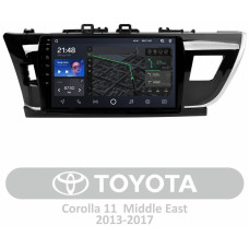 AMS T1010 Toyota Corolla 11 Middle East 2013-2017 10" Штатная магнитола