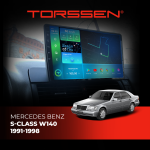 Штатная магнитола Torssen Mercedes S-Class W140 1991-1998 F108256 4G Carplay DSP