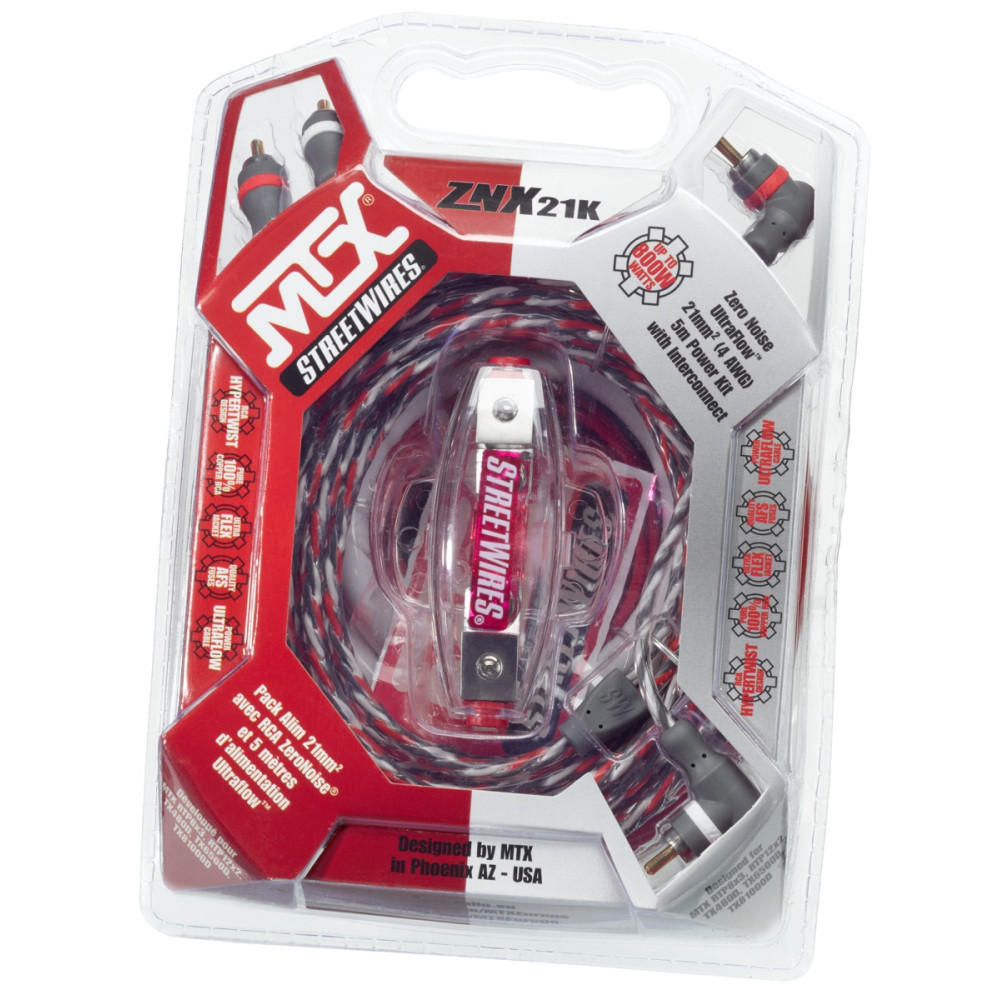 Комплект для 2-го підсилювача MTX StreetWires ZNX10K