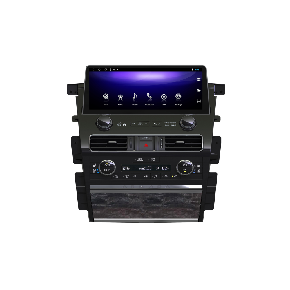 Штатная магнитола Torssen Nissan Patrol/Armada Y62/QX80/QX56 2010-2020 12.3'' 4/64+360SU