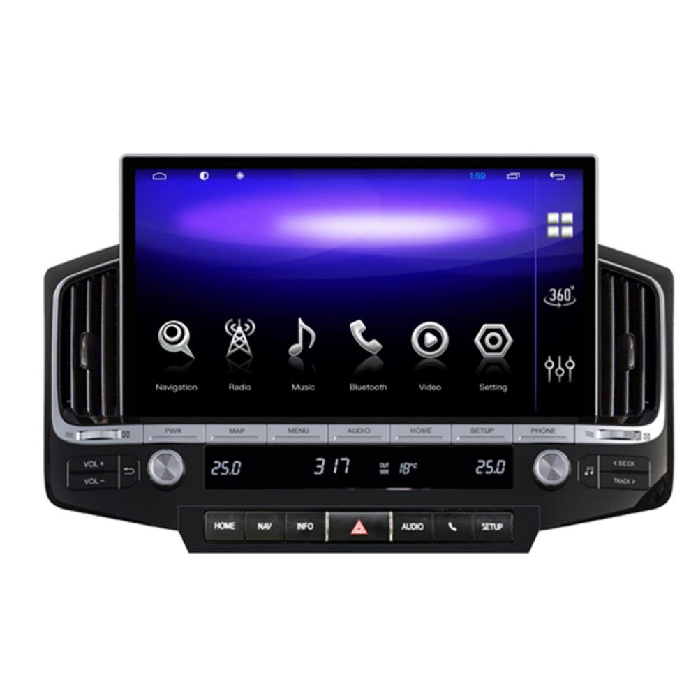 Штатная магнитола Torssen Toyota LC200 2016-2021 TOP JBL 13.3'' 6/128 +360SU