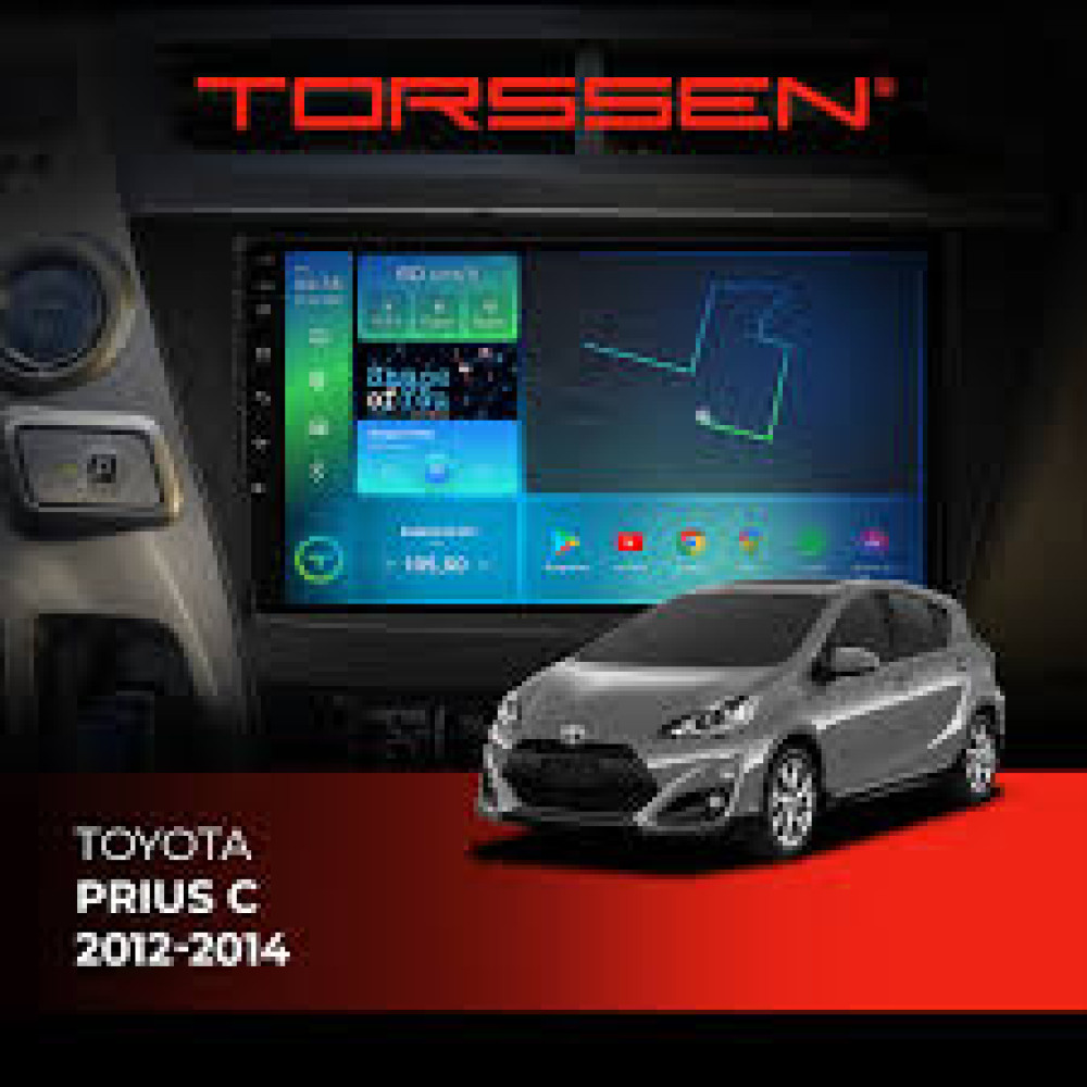 Штатная магнитола Torssen 2K Toyota Prius С 2012-2014 F9432 4G Carplay DSP