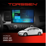 Штатная магнитола Torssen Honda Civic 4D 2005-2011 F10116