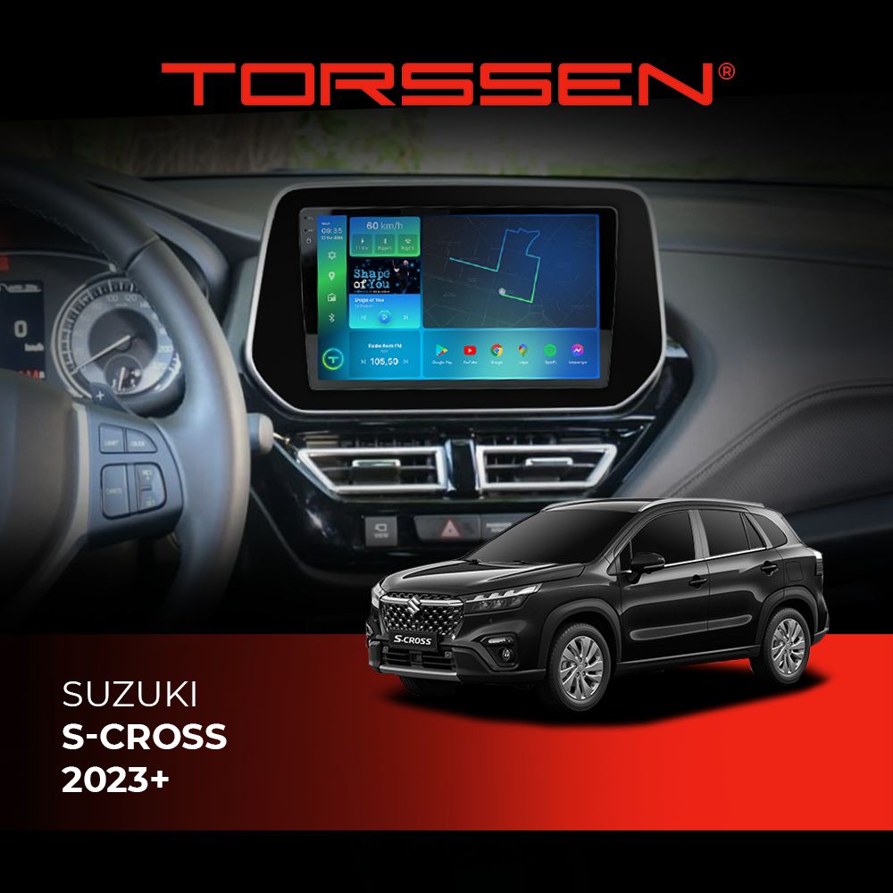 Штатная магнитола Torssen 2K Suzuki SX4/S-cross 2023-2025 FL9 4+64Gb 4G Carplay DSP