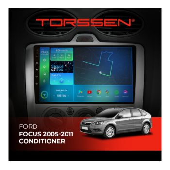 Штатная магнитола Torssen Ford Focus 05-11 conditioner F9116