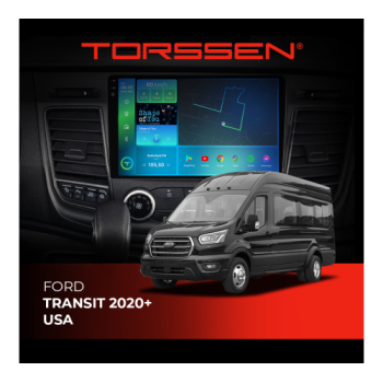 Штатная магнитола Torssen Ford Transit 2020+ USA F9232 4G Carplay DSP