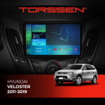 Штатна магнітола Torssen 2K Hyundai Veloster 11-19 F96128 4G Carplay DSP