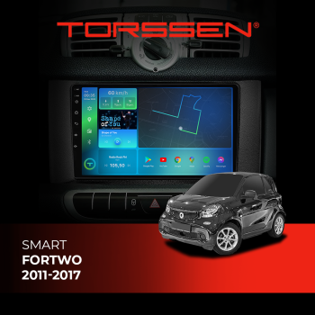 Штатная магнитола Torssen Smart ForTwo 11-17 F9332 4G Carplay DSP