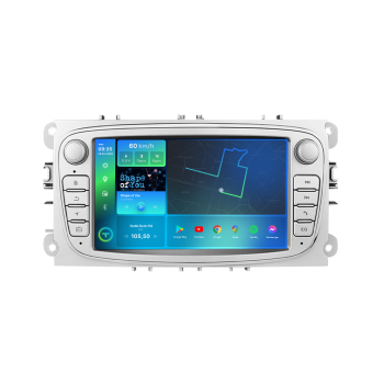 Штатная магнитола Torssen F7432-2 Ford Focus 2/Mondeo/S-Max/Fiesta/Fusion 4/32 Carplay 07-11 Silver