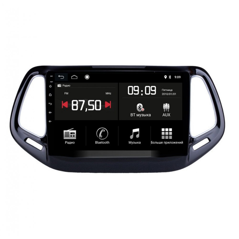 Штатная магнитола Torssen Jeep Compas 17- F10332 4G Carplay
