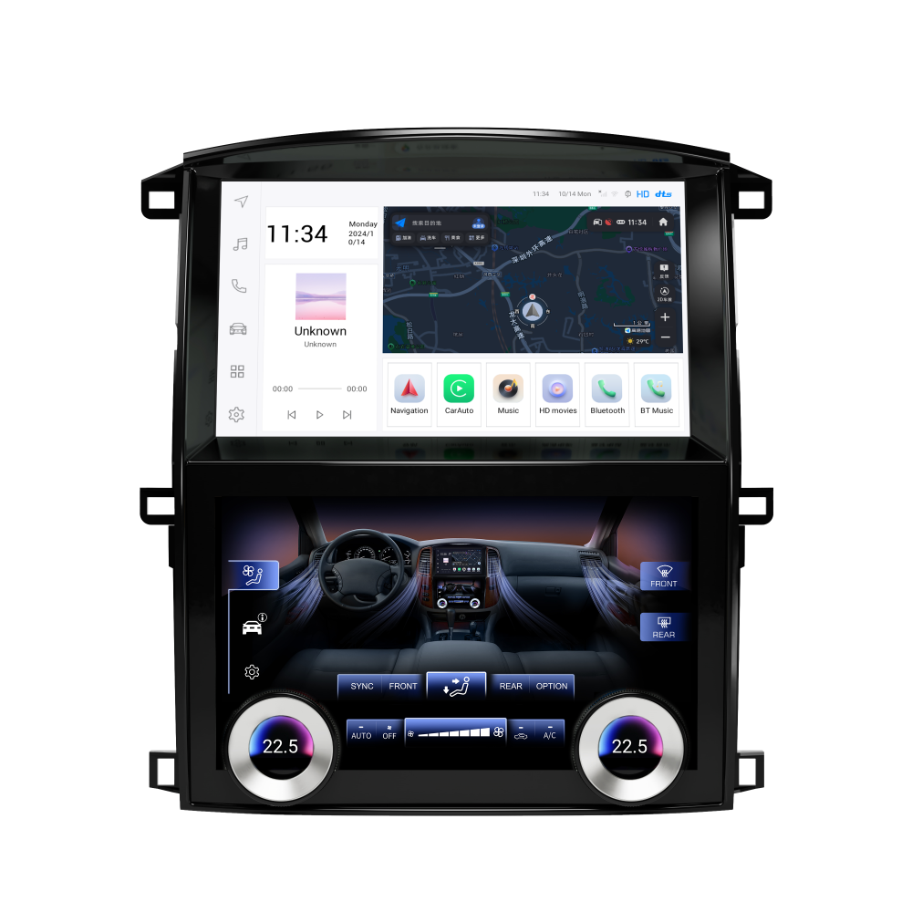 Штатная магнитола Torssen Toyota LC100 03-07 DF108CL/360 4G Carplay