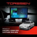 Штатная магнитола Torssen Renault Laguna 3 08-15 Latitude 10-15 NF10 Carplay