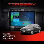 Штатная магнитола Torssen Toyota Avensis T25 03-09 F9332 4G Carplay DSP