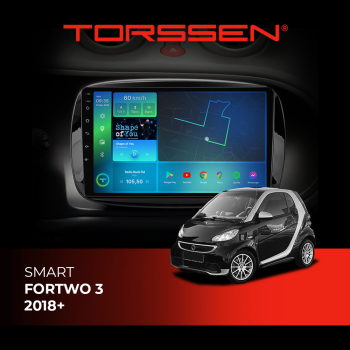 Штатная магнитола Torssen Smart ForTwo 3 18+ F9332 4G Carplay DSP Штатная магнитола Torssen Smart ForTwo 3 18+ F9332 4G Carplay DSP