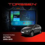 Штатная магнитола Torssen SsangYong Action 05-13 F9332 4G Carplay