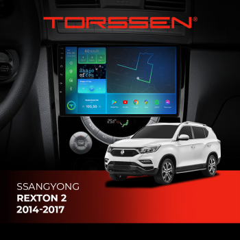 Штатная магнитола Torssen SsangYong Rexton 2 14-17 F9332 4G Carplay DSP