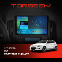 Штатная магнитола Torssen Hyundai i30 2007-2012 climate FL9 4+64Gb 4G Carplay DSP