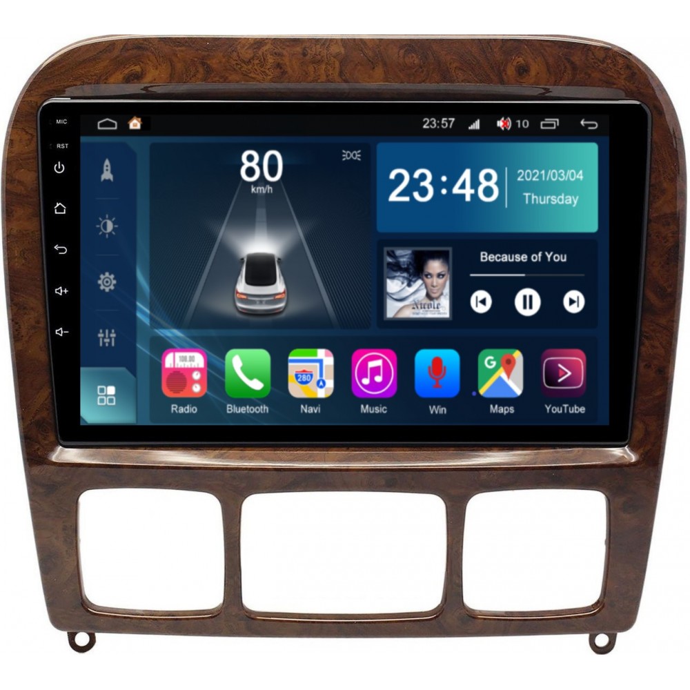 Штатная магнитола Torssen Mercedes W220 02-05 F98256 4G Carplay