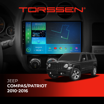 Штатная магнитола Torssen Jeep Compas/Patriot 10-16 F10232 4G Carplay DSP Штатная магнитола Torssen Jeep Compas/Patriot 10-16 F10232 4G Carplay DSP