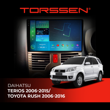 Штатная магнитола 2K Torssen Daihatsu Terios 06-15/Toyota Rush 06-16 F9464 4G Carplay DSP Штатная магнитола 2K Torssen Daihatsu Terios 06-15/Toyota Rush 06-16 F9464 4G Carplay DSP