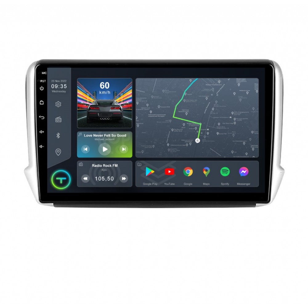Штатная магнитола Torssen Peugeot 2008 F108256 4G Carplay