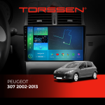 Штатная магнитола Torssen Peugeot 307 02-13 F98256 4G Carplay