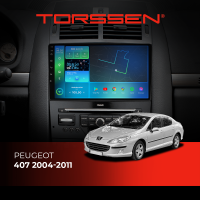 Штатная магнитола Torssen Peugeot 407 04-11 F9432 4G Carplay DSP