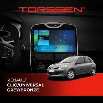 Штатная магнитола Torssen Renault Clio/Universal Grey/Bronze F98256 4G Carplay DSP Штатная магнитола Torssen Renault Clio/Universal Grey/Bronze F98256 4G Carplay DSP