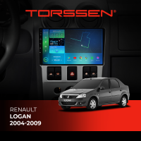 Штатная магнитола Torssen Renault Logan 2004-2009 F96128 4G Carplay DSP