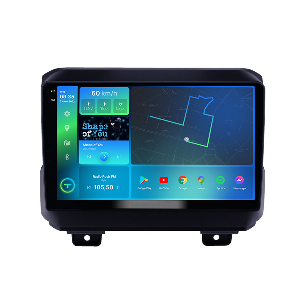 Штатная магнитола Torssen Jeep Wrangler/Rubicon 2018 FL9 4+64Gb 4G Carplay DSP