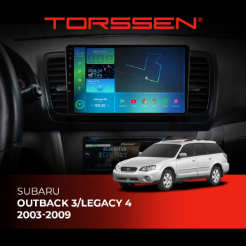 Штатная магнитола Torssen Subaru Outback 3/Legacy 4 (2003-2009) F9232 4G Carplay DSP Штатная магнитола Torssen Subaru Outback 3/Legacy 4 (2003-2009) F9232 4G Carplay DSP