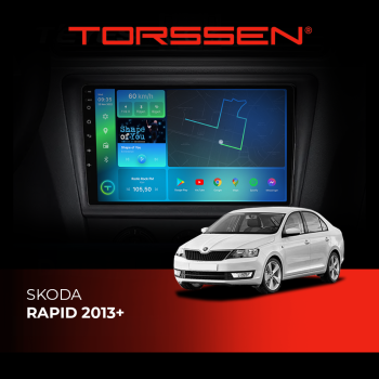 Штатная магнитола Torssen Skoda Rapid 2013+ NF9 Carplay
