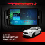 Штатная магнитола Torssen Infinity FX35/FX37/FX50 2008-2012 V2 FL9 4+64Gb 4G Carplay DSP