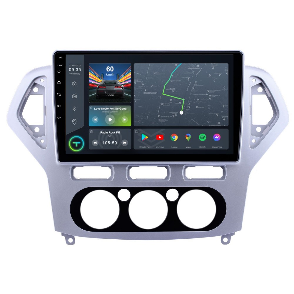 Штатная магнитола Torssen Ford Mondeo 07-11 silver F9464 4G Carplay DSP