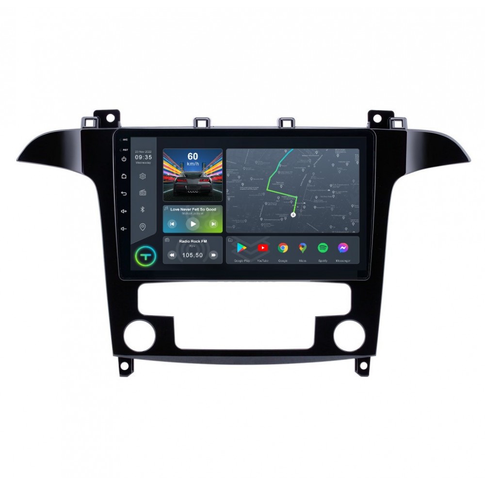 Штатная магнитола Torssen Ford S-max 08-10 climate FL9 4+64Gb 4G Carplay DSP