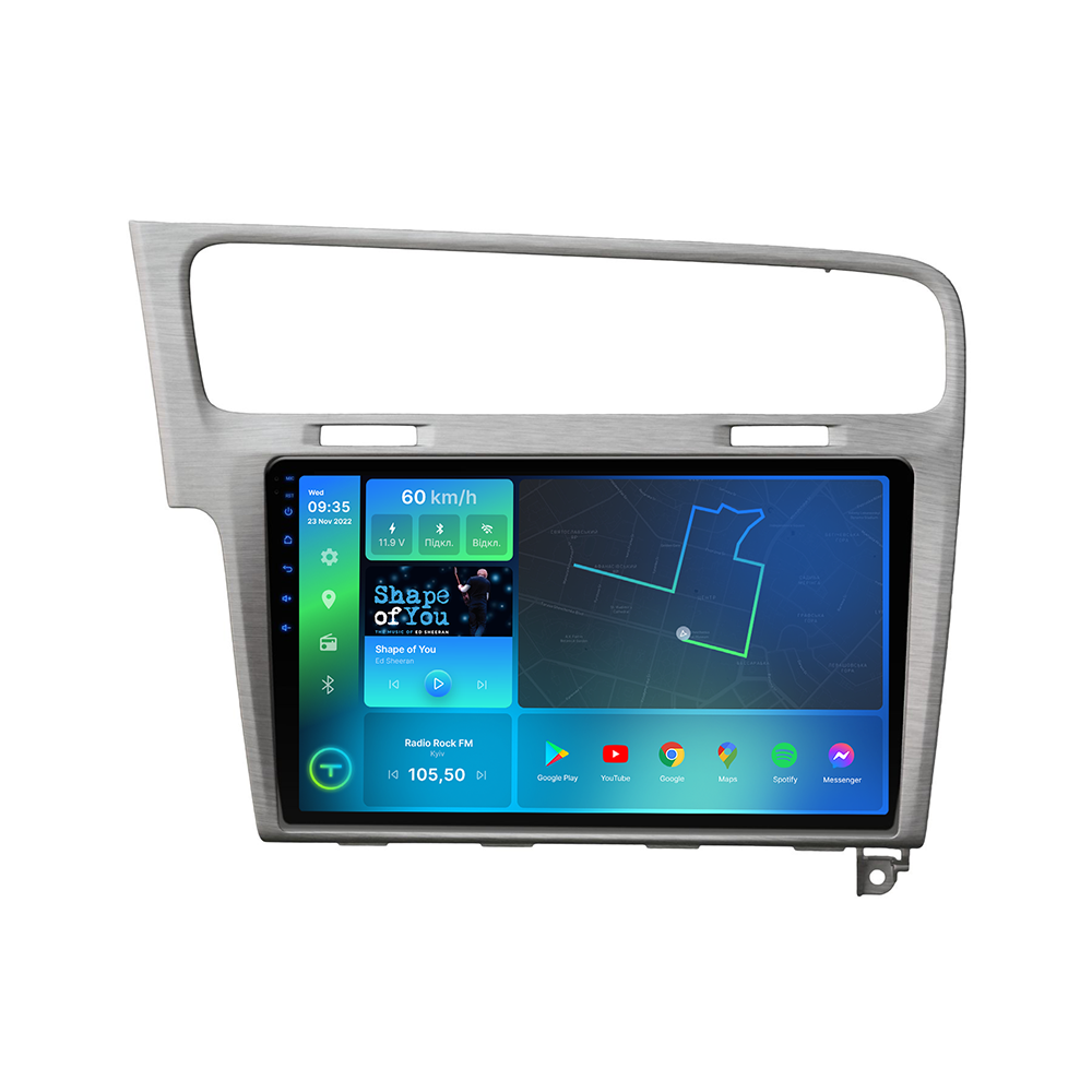 Штатная магнитола Torssen VW Golf 7 grey FL10 4+64Gb 4G Carplay DSP
