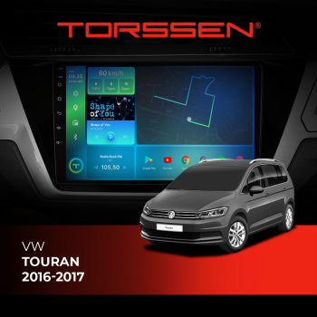 Штатная магнитола Torssen VW Touran 16-17 F108256 4G Carplay