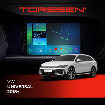 Штатная магнитола Torssen VW Universal 18+ F98256 4G Carplay