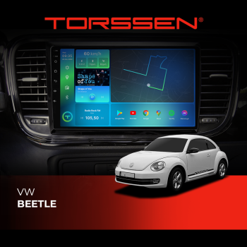 Штатная магнитола Torssen VW Beetle F98256 4G Carplay DSP Штатная магнитола Torssen VW Beetle F98256 4G Carplay DSP