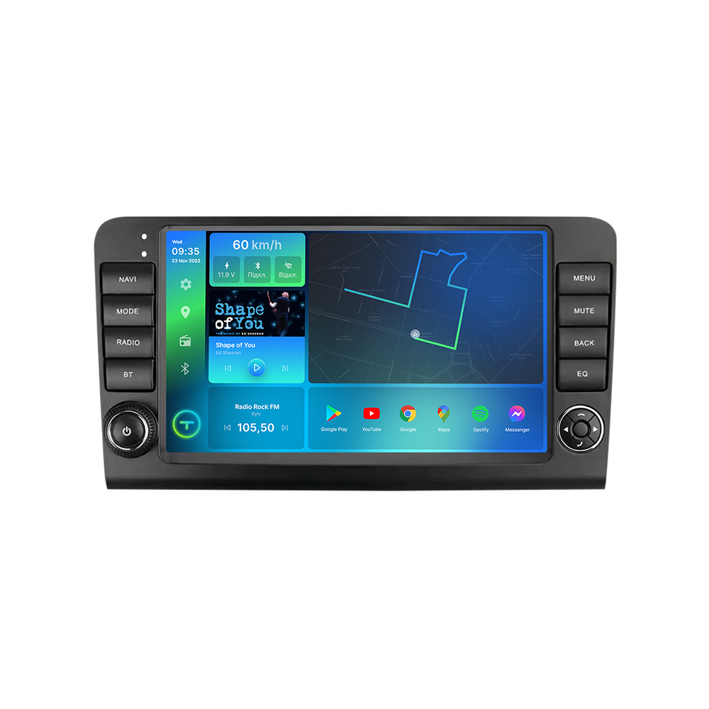 Штатная магнитола Torssen Mercedes ML-class W164 2005-2011 F9232 4G Carplay DSP с кнопками