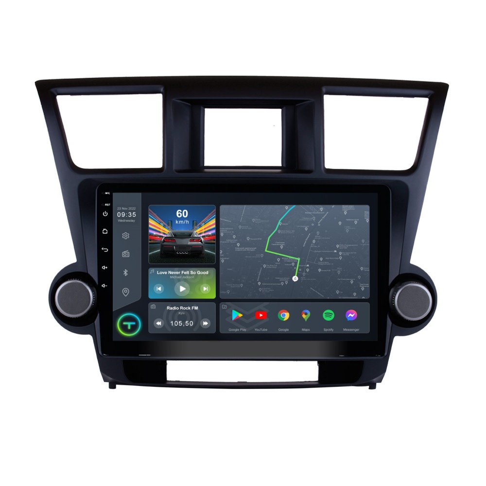 Штатная магнитола Torssen Toyota Highlander XU 40 2010-2016 F10432 4G Carplay DSP