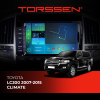 Штатная магнитола Torssen Toyota LC200 2007-2015 climate F9464 4G Carplay DSP