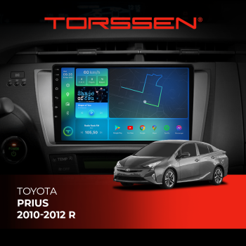 Штатная магнитола Torssen Toyota Prius 10-12 R F9232 4G Carplay DSP