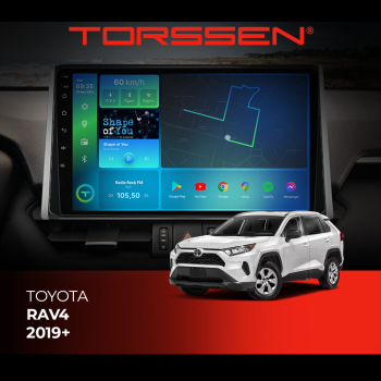 Штатная магнитола Torssen Toyota Rav4 2019+ F10232 4G Carplay DSP