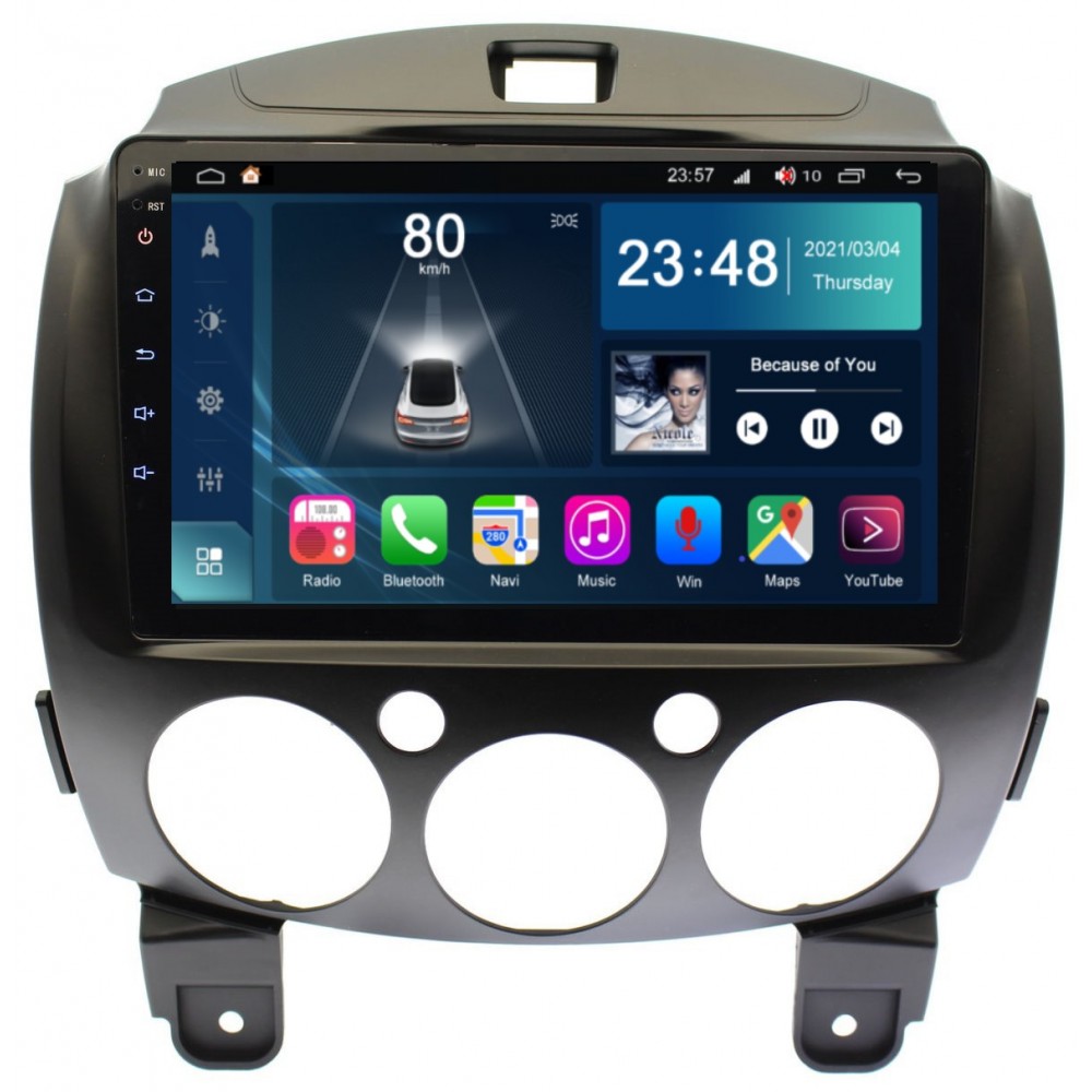Штатная магнитола Torssen Mazda 2 07-14 F98256 4G Carplay