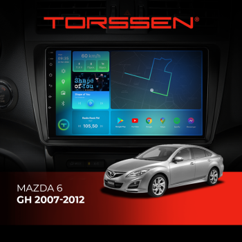Штатная магнитола Torssen Mazda 6GH 2007-2012 F98256 4G Carplay Штатная магнитола Torssen Mazda 6GH 2007-2012 F98256 4G Carplay